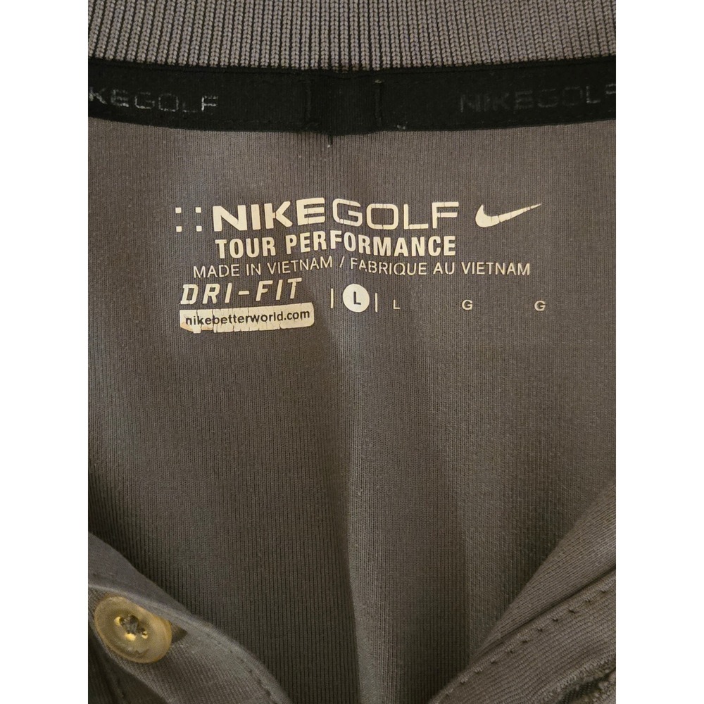 Nike Mens L Polo Shirt Golf Disney Cruise Line Gray Dri-FIT 585826-037 - Picture 3 of 9